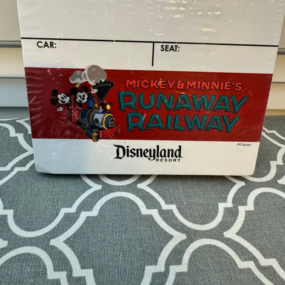 Disneyland Resort Mickie & Minnies Runaway Railway Notepad New In Packaging